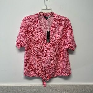 NWT Animal Print Top